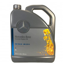 Моторное масло Mercedes-Вenz 5W40 MB 229.5 A000989210713FAER 5 литров (арт. A0009898301AAA4)