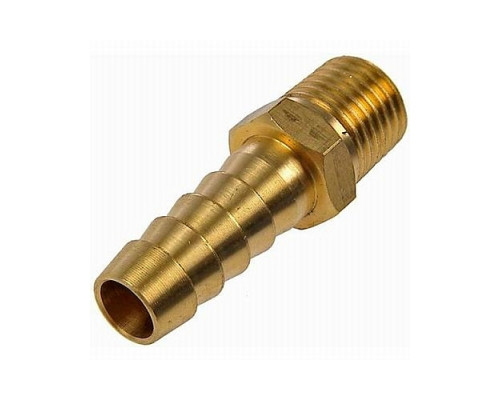 Фитинг (штуцер)-переходник елочка 3/8" х внешняя резьба 3/8"