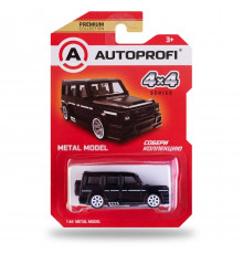 Машинка коллекционная 1:64, Серия 4X4 (Гелик), 4X4-002 чёрный