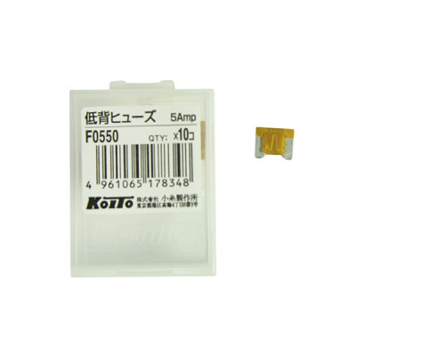 Предохранитель флажковый микро KOITO 5A 1 шт. (F0550)