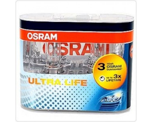 Лампы Osram Ultra Life Н4, 12V 60/55W (Комплект - 2 шт.)