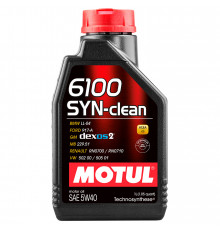 Масло моторное Motul 6100 SYN-CLEAN 5W-40 (1л)