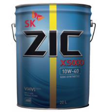 Масло моторное полусинтетическое для грузовых автомобилей ZIC X5000 10W-40 (20л) (192658)