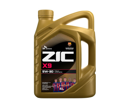 Масло моторное ZIC X9 5W30, 4л.