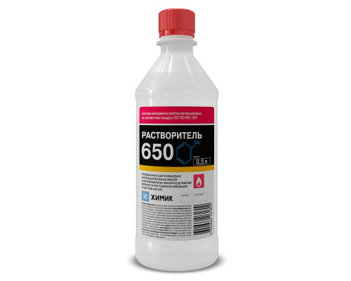 Растворитель 650 (0.5л)
