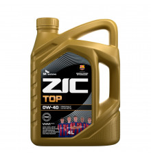 Масло моторное ZIC TOP 0W-40 (4л) (162611)