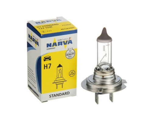 Лампа H7 12V 55W PX26d (48638-RPB+) NARVA, 1 штука.