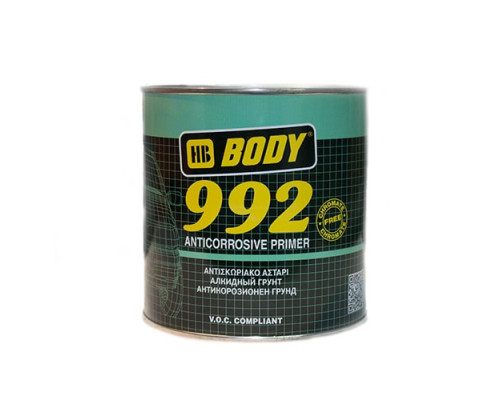 Грунт BODY 992 1К (9920700001) серый (1.0 кг.)