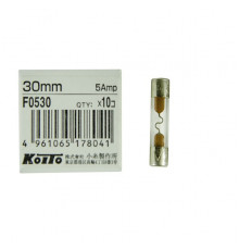 Предохранитель Koito 5A-стеклянный 30mm