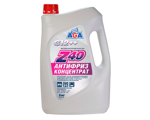 Антифриз AGA Z40. Концентрат, 5кг.