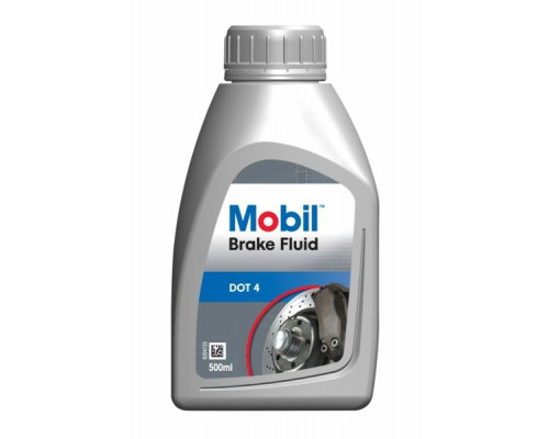 Жидкость тормозная DOT-4 MOBIL-EUROPE, 0.5 л.