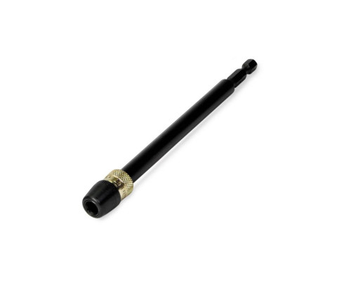 Держатель бит Blue-point 1/4", длина 150мм, с цанговым фиксатором Держатель бит Blue-point 1/4", длина 150мм, с цанговым фиксатором