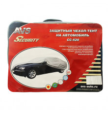 Защитный чехол-тент на автомобиль М 432х165х119 AVS (водонепроницаемый)