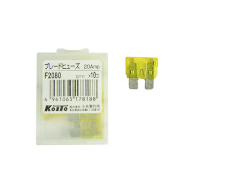 Предохранитель флажковый KOITO 20A 1 шт. (F2080)