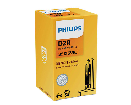 Лампа PHILIPS D2R 85126 VI 85V 35W P32d-3 C1 (1 шт.)
