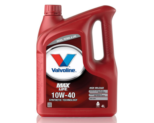 Масло моторное Valvoline MAXLIFE 10W-40 4L (арт. 872296)