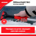 Телескопическая щетка для снега с силиконовой щетиной 94-128 см. ZiPOWER