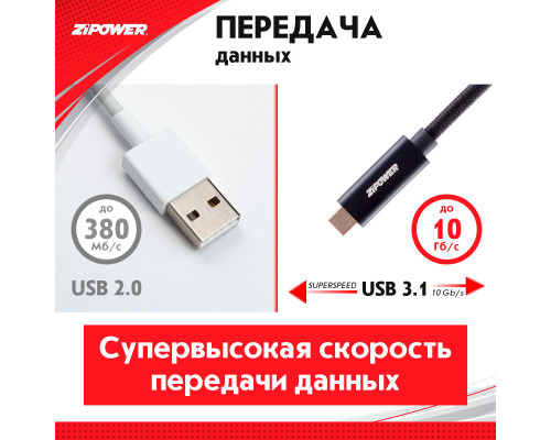 Кабель USB 3.1 - Type-C x 2