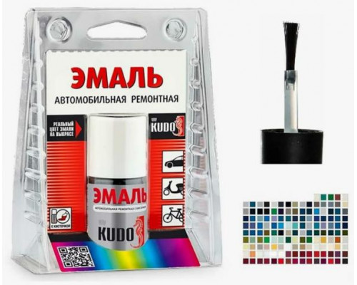 Эмаль автомобильная ремонтная с кисточкой "Черный 601 "
