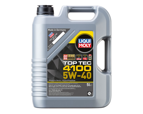 Масло моторное НС Liqui Moly Top Tec 4100 5W-40 (5л.) 3701/7501