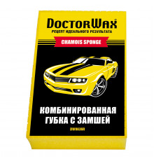Комбинированная губка с замшей  DoctorWax