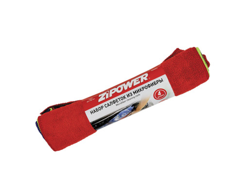 САЛФЕТКИ ИЗ МИКРОФИБРЫ 40х30 см плотность 250г/кв.м. ZiPOWER