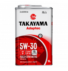 Масло моторное синтетическое Takayama Adaptec 5W-30 1л (605584) (6056130)