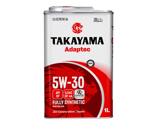Масло моторное синтетическое Takayama Adaptec 5W-30 1л (605584) (6056130)