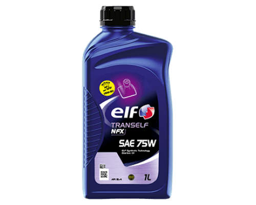 Масло трансмиссионное на основе синтетической технологии Elf TRANSELF NFX 75W (1л)