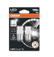 Лампа автомобильная светодиодная OSRAM 1.7W 12V BAY15D (белые)