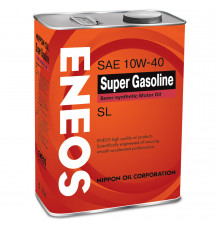 Масло моторное ENEOS Super Gasoline SL 10W-40 (4 л.)