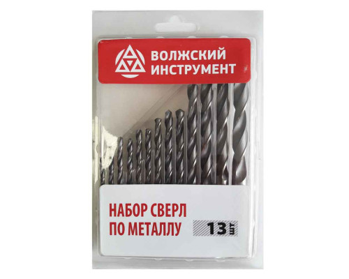 Набор сверл ц/х 3-10 мм,13 шт. в прозрачном блистере