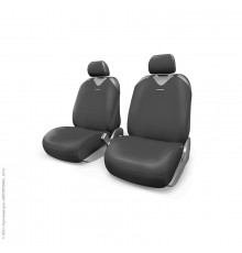 Autoprofi Чехлы-майки с закрытым сиденьем "R-1 Sport plus", 9 предметов, черный