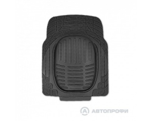 Autoprofi Комплект ковриков Transform, передние , 2 предмета, 100% резина, черные