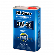 Моторное масло Hi-Gear 5W40 SN/CF, 1л. HG0540