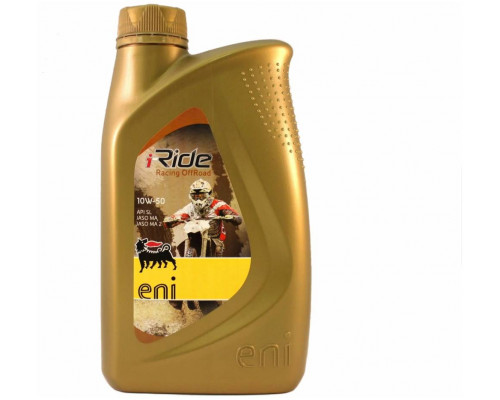 Agip eni i-Ride moto 10W-50 1L Синт. масло для 4-х такт. двиг.