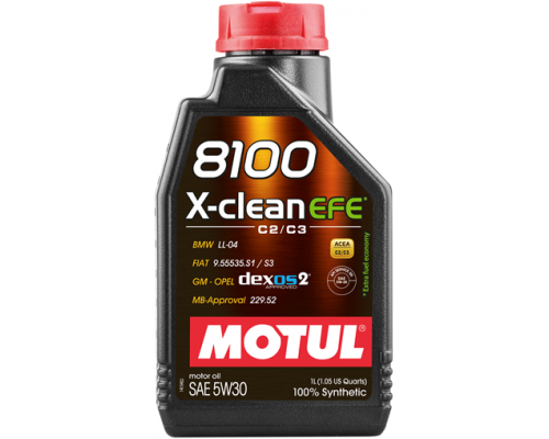 Масло моторное MOTUL 8100 X-сlean EFE 5W30 (1л)