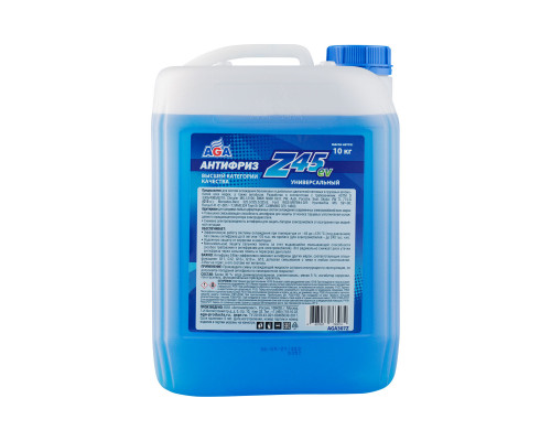Антифриз AGA Z45 синий -45С 10 кг. G-12++