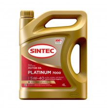 Моторное масло SINTEC Platinum 7000 5W-40 (4л)