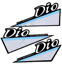 Наклейки (пара) (8х18) Dio city movement