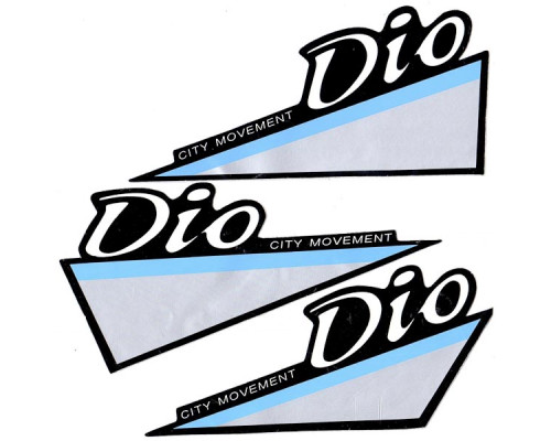 Наклейки (пара) (8х18) Dio city movement