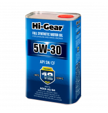 Моторное масло Hi-Gear 5W-30 SM/CF ACEA A3/B4, 1л. HG0030