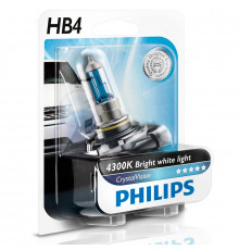 Лампа HB4 12V 55W P22D White Vision PHILIPS блистер (1шт.)