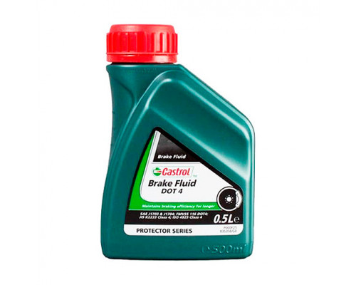Тормозная жидкость "Castrol Brake Fluid DOT-4" (0.5л)