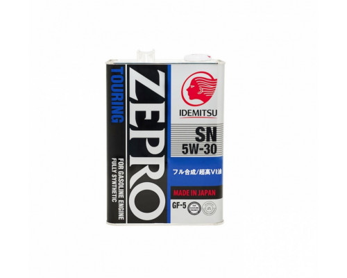 Моторное масло IDEMITSU ZEPRO TOURING 5W30 SN 4л (1845-004) 4251-004