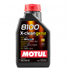 Масло моторное Motul 8100 X-CLEAN GEN2 5W-40 (1л)