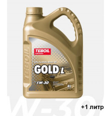 ПРОМО Масло моторное синтетическое TEBOIL Gold L 5W-30 4+1