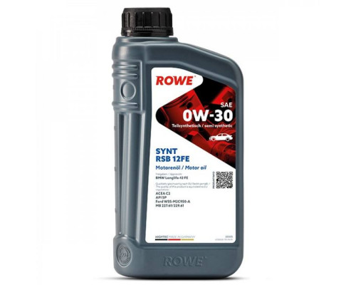 Масло моторное ROWE HIGHTEC SYNT RSB 12FE SAE 0W-30 (1л)