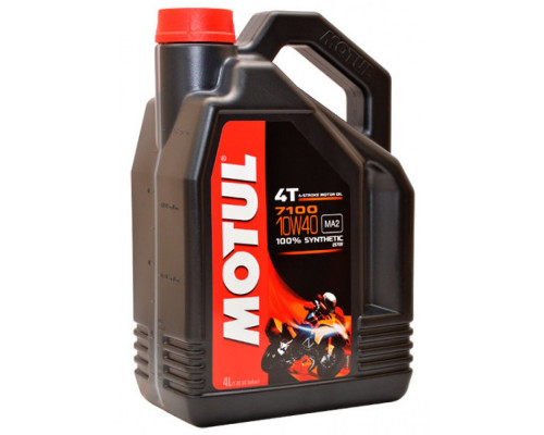 Масло моторное синтетическое для мотоциклов Motul 7100 4T 10W-40 (4 л.)