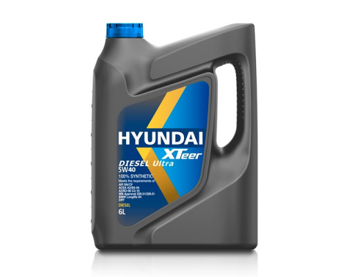 Моторное масло Hyundai XTeer Diesel Ultra 5W-40 (6л)